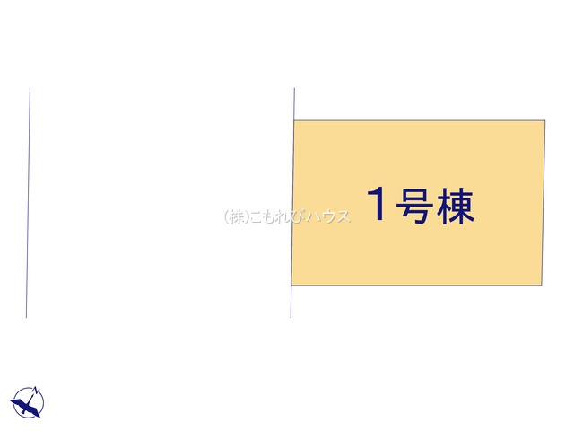 桶川市坂田　10期　　新築一戸建て　グラファーレ　01の区画図|1号棟