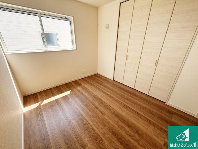 大阪市東住吉区住道矢田　第20期　新築一戸建ての洋室|ナチュラル感のある洋室は、自分好みのインテリアが楽しめます♪ご家族とインテリアや家具を選びに行くのは新築購入時の醍醐味の一つです。ぜひお楽しみください♪