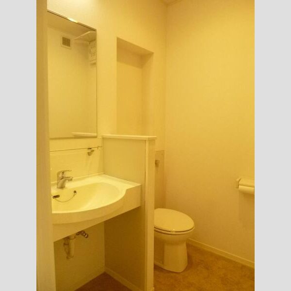 プール・トゥー・ジュールＢ棟の洗面所