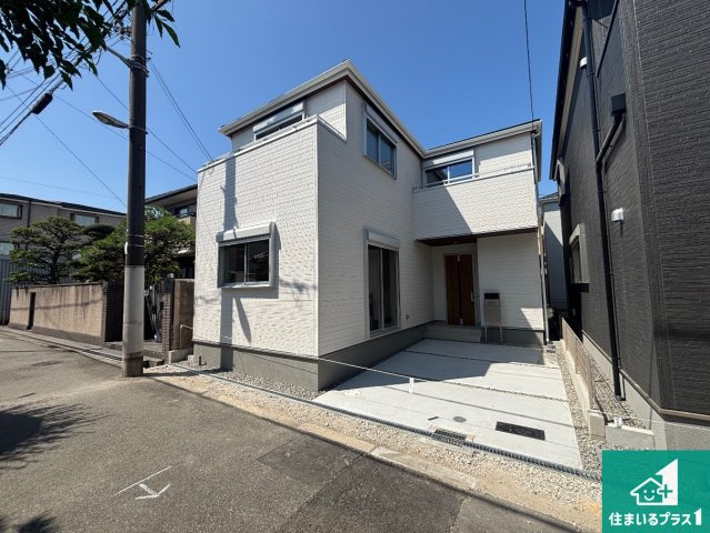 大阪市東住吉区住道矢田　第20期　新築一戸建ての外観|安心の10年保証！外観を美しく保ち、雨水で汚れを落とします！気になることがありましたら、お気軽にお問い合わせください！