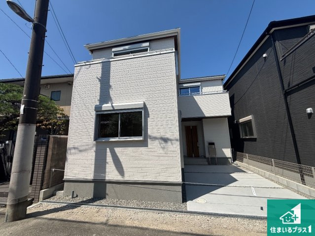 大阪市東住吉区住道矢田　第20期　新築一戸建ての外観|お客様に長く安心して住んでいだだける事にこだわった家づくり！住んでからのアフターサービスにもしっかりと取り組んでいます！