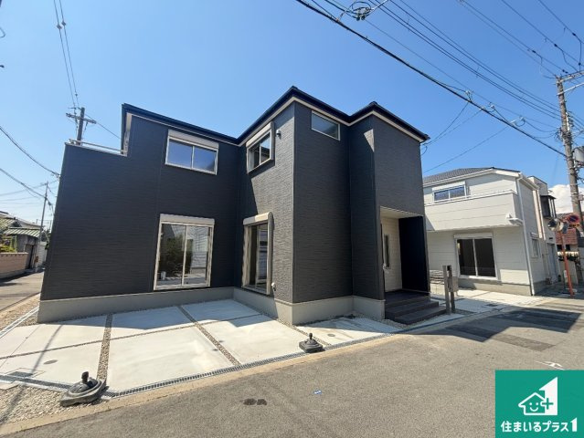 大阪市東住吉区住道矢田　第20期　新築一戸建ての外観|お客様に長く安心して住んでいだだける事にこだわった家づくり！住んでからのアフターサービスにもしっかりと取り組んでいます！