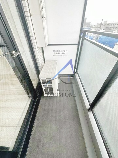 リライア東京イーストレジデンスのバルコニー|バルコニーです。