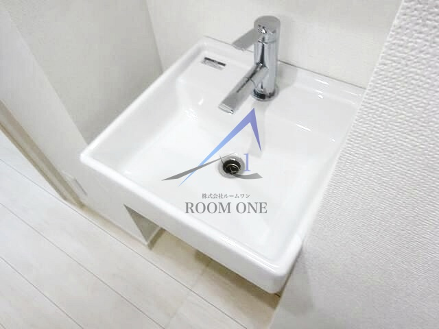 アル・ソーレ亀有の洗面所|洗面台です。