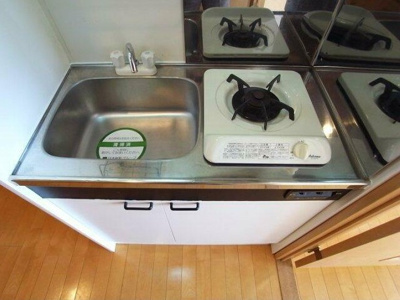 【キッチン】 | フォルトゥナ新中野 | ガスキッチン。