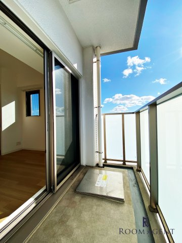 プログレッソ八田のバルコニー