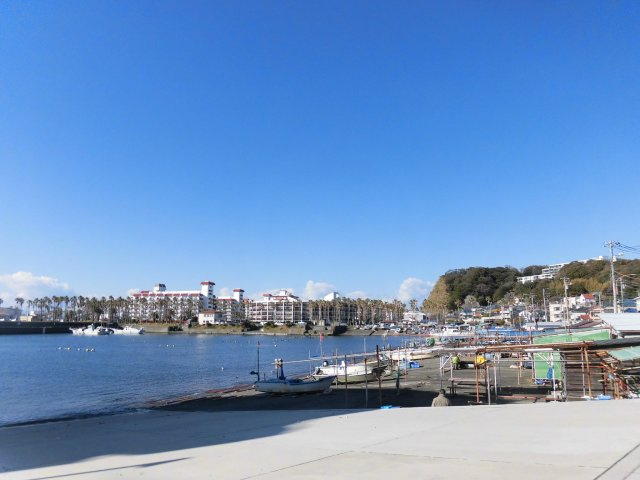 海まで1分！東急ドエル・アルス逗子ウィングコースト3階の周辺|小坪の海です