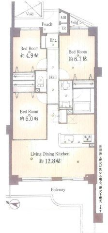 海まで1分！東急ドエル・アルス逗子ウィングコースト3階の間取り|導線を考えられた間取り