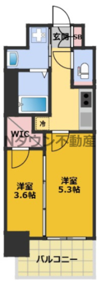 【間取り】 | S-RESIDENCE烏森aureate(オリート) | 間取りです。