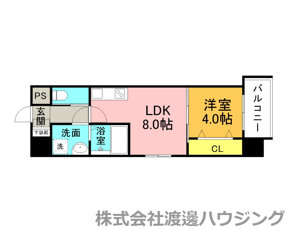 ライフステージ江坂南の間取り