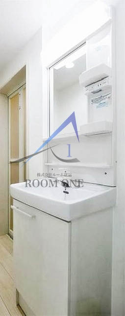 グランクオールお花茶屋の洗面所|洗面台です。