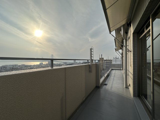 サンヴェール垂水星ヶ丘のバルコニー