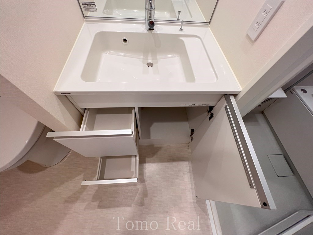 六本木グランドタワーレジデンスの洗面所