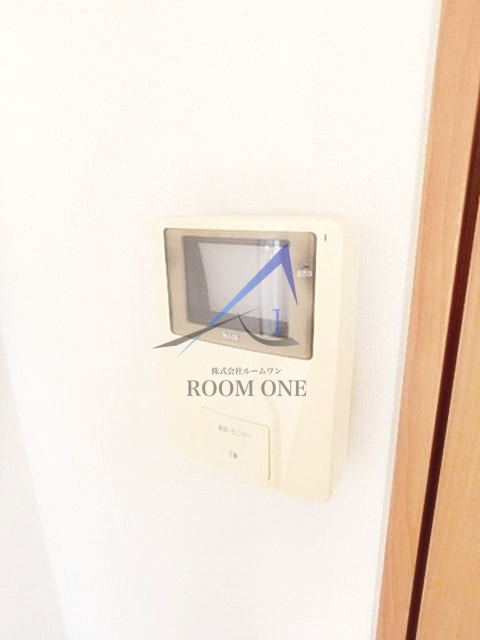 グレースハイムのセキュリティ|モニター付きインターホンです。