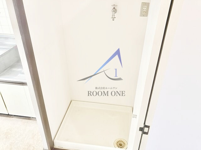 サルイハイツの設備|洗濯機置き場です。