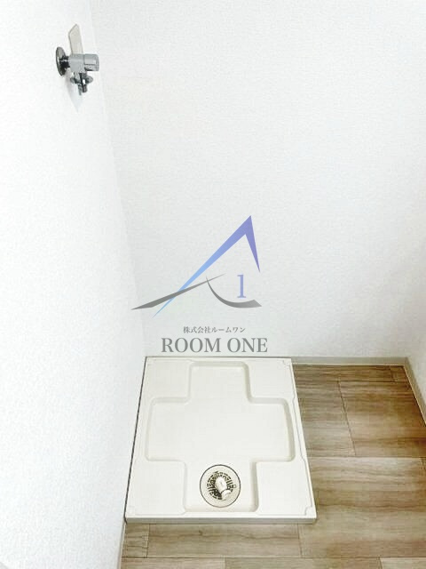 砧サンハイムの設備|洗濯機置き場です。