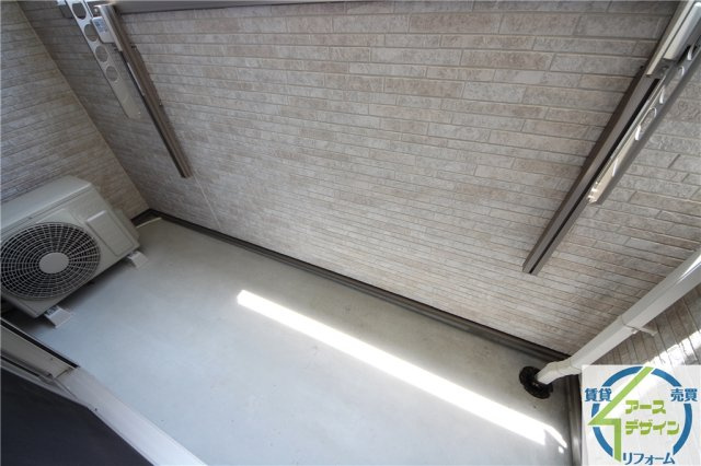 リバーサイド魚住のバルコニー