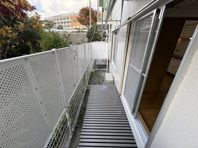 ガーデンハイツ刀根山のバルコニー