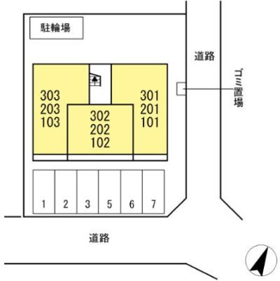 【区画図】 | ビラフランカ | 区画図です