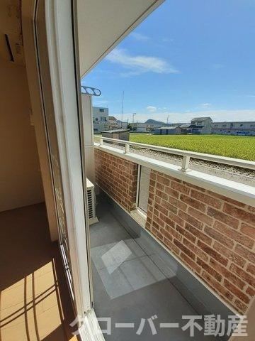 グランディス　Ｂのバルコニー