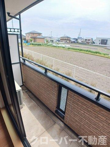 ソレアード太田　Ａのバルコニー