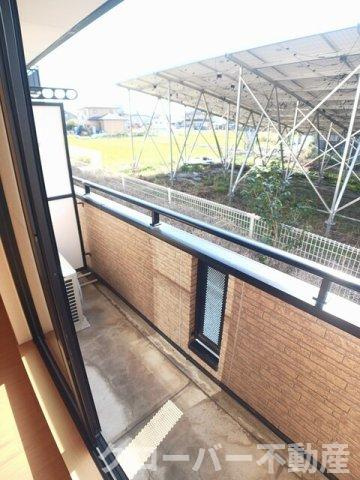 ソレアード太田　Ｂのバルコニー