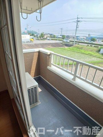 ドエルエバーグリーンＣのバルコニー