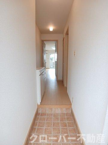 ハイツ　コンチェルトＢの玄関