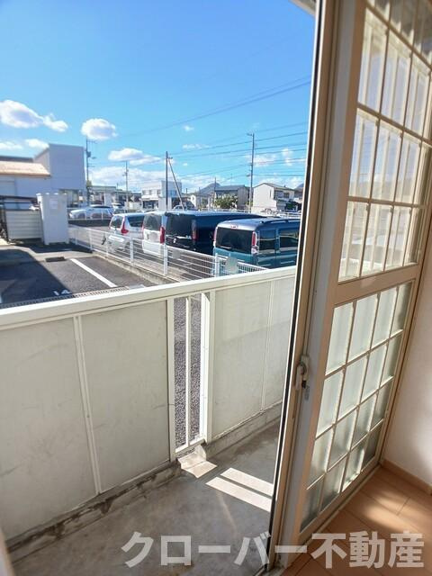 リーヴメゾン北館　Ｃのバルコニー