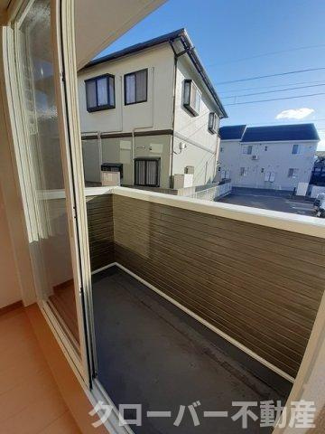 リーフグリーン　ハイツⅢのバルコニー