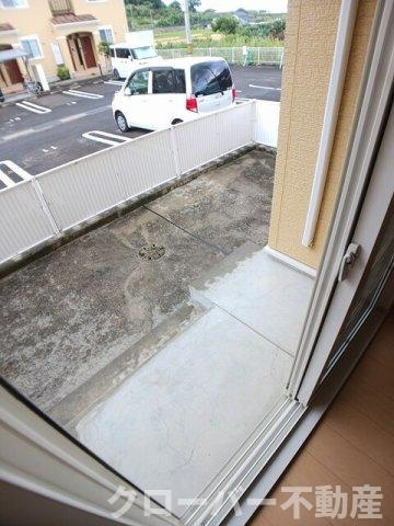 リバーヒルＡのバルコニー