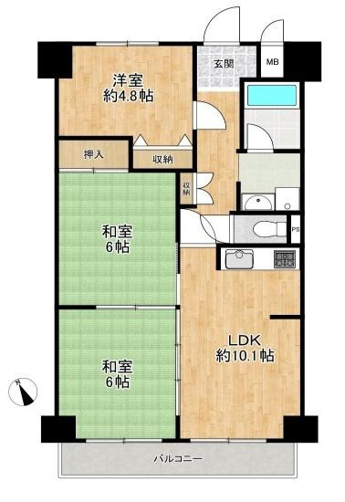 大発ロイヤルハイム法善寺駅前