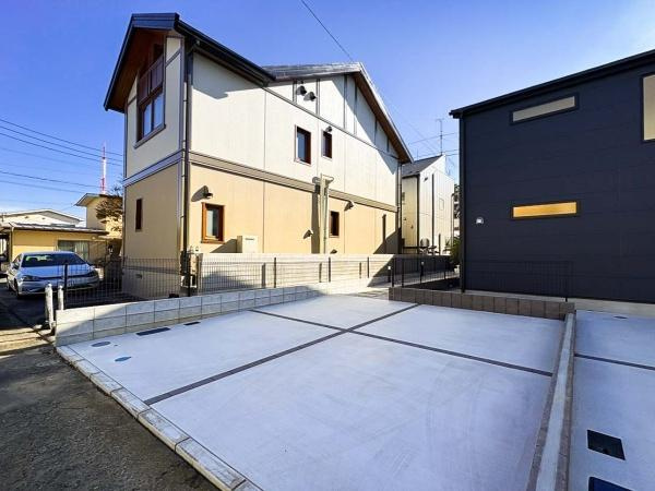 横浜市鶴見区梶山１丁目の新築一戸建の駐車場