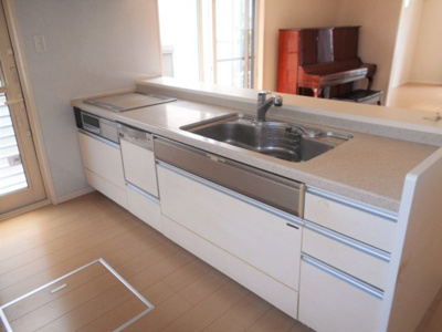 【キッチン】 | 志筑　賃貸戸建　最長で2032年までの定期借家