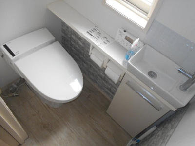 【トイレ】 | 志筑　賃貸戸建　最長で2032年までの定期借家