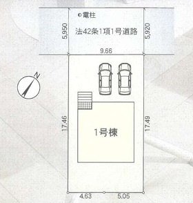 【区画図】 | クレイドルガーデン近江八幡市安土町下豊浦第７ | 区画図