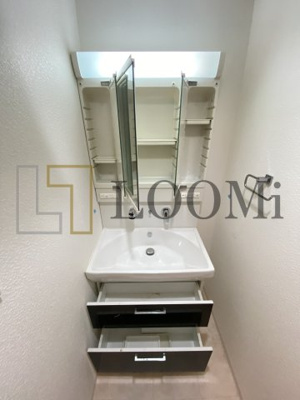 【洗面所】 | ユイットアルブル上町台 | huit arbre上町台（ユイットアルブル上町台）　独立洗面化粧台