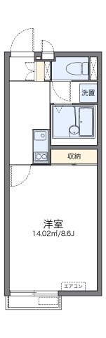 レオネクストＬＡＮの間取り