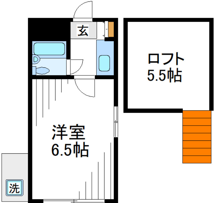 クリアス北坂戸Aの間取り