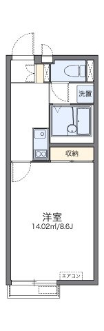 レオネクストアプリの間取り