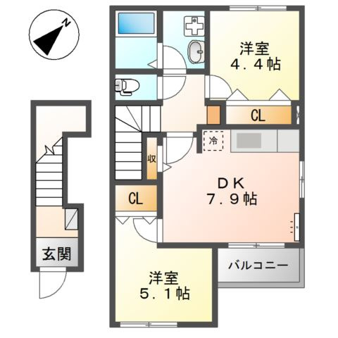サンガーデンの間取り