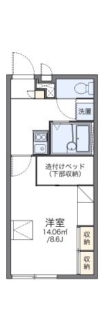 レオパレストゥモローの間取り