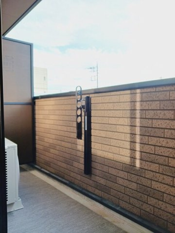 ヴィラ　かすみのバルコニー|お洗濯にも便利なバルコニー付き