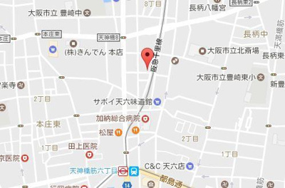 【地図】 | エステムコート梅田茶屋町デュアルスペース