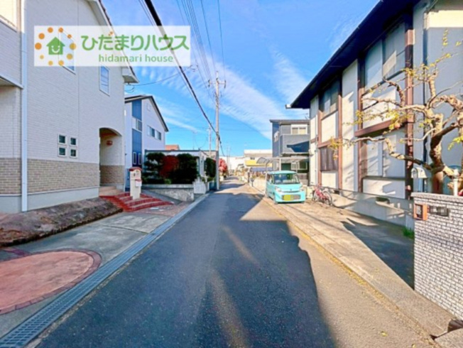 【前面道路含む現地写真】 | つくば市山中　中古戸建 | 研究学園南の大規模開発予定地まで車で4分♪