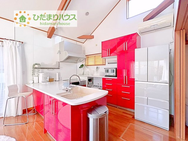 【キッチン】 | つくば市山中　中古戸建 | お洒落で機能的なL字型キッチン(^^)/