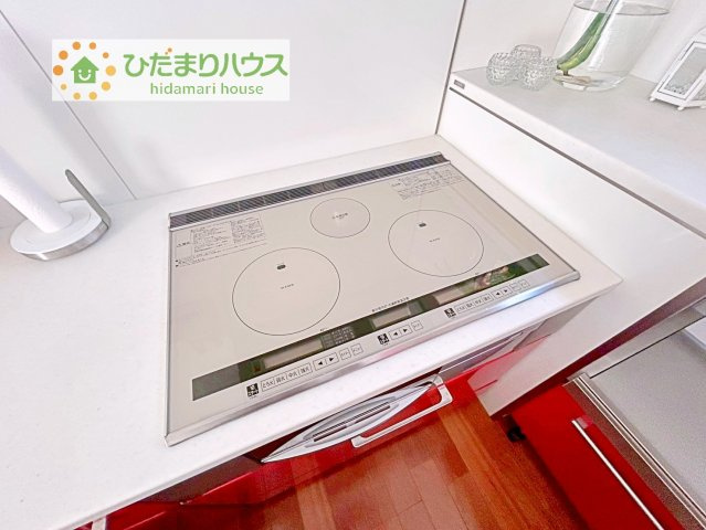 【設備】 | つくば市山中　中古戸建 | お手入れのしやすいIHクッキングヒーター☆彡