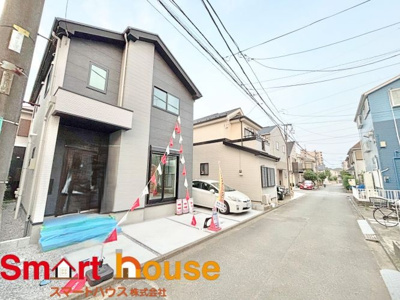 【前面道路含む現地写真】 | 相模原市南区大野台　新築一棟 | お住まいの前面道路が広いと駐車が楽になり、陽当たりも遮られないので明るく居心地の良いお家になります♪