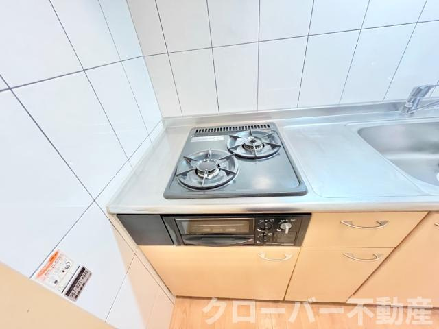 フェリーチェのキッチン|２口ガスコンロ