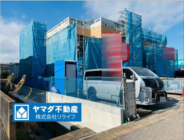 タマタウン　瑞穂市穂積小Ⅲ　全3区画分譲の外観|「現地（2025年12月16日）撮影」　
■外観写真　
■ヤマダ不動産　株式会社リライフ　